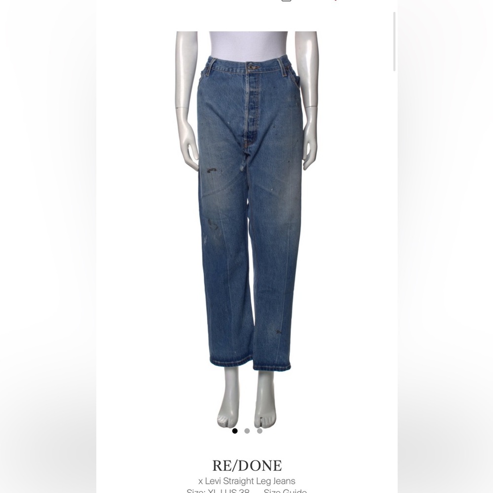 Re/Done Levi's Vintage Sz 38